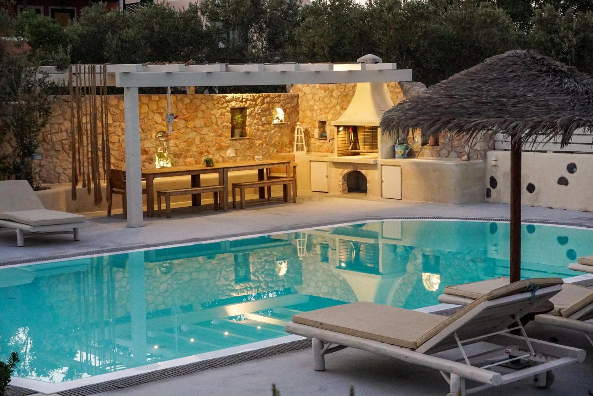 Theros Houses Santorini Kamári Esterno foto