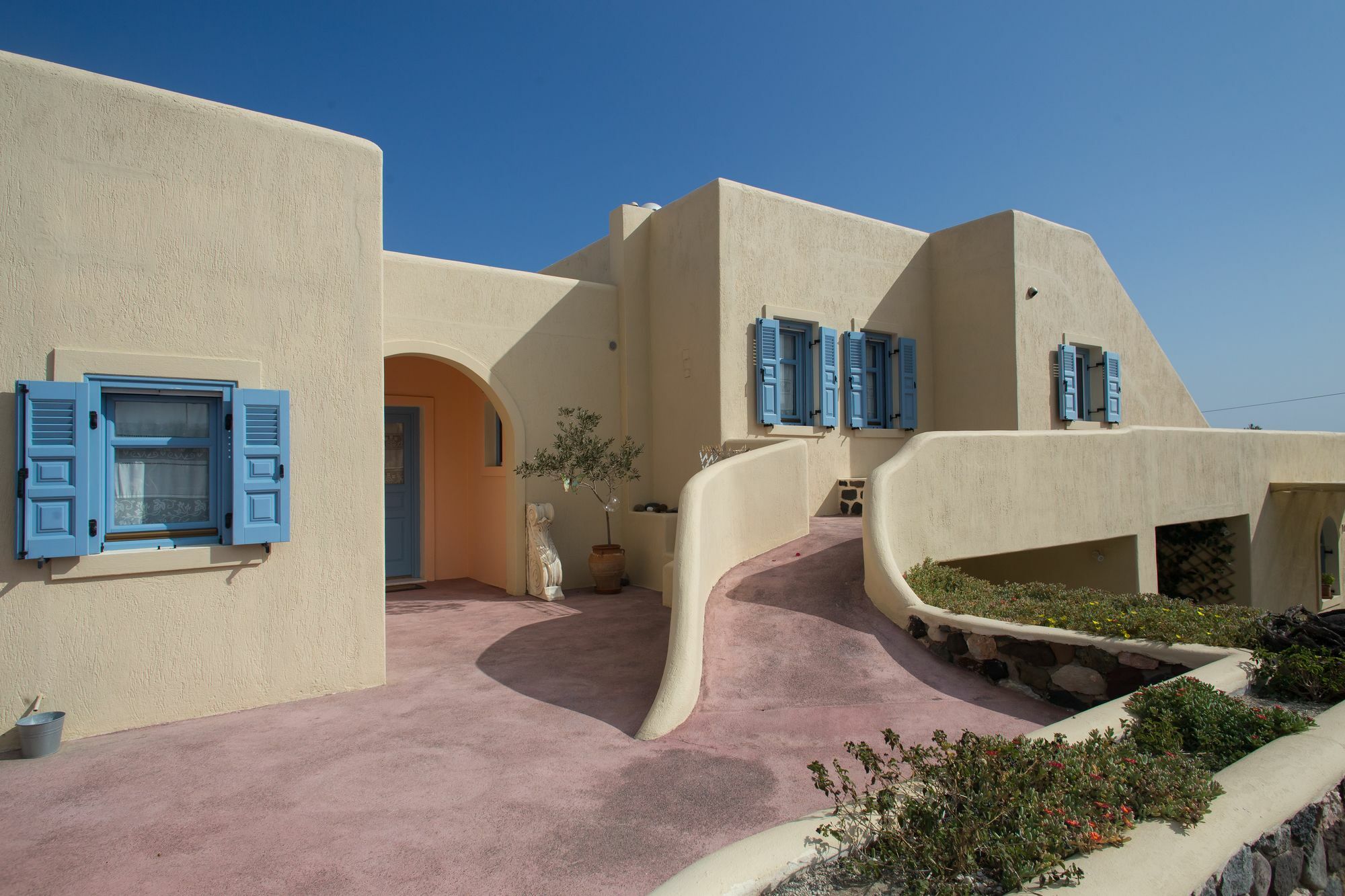 Theros Houses Santorini Kamári Esterno foto